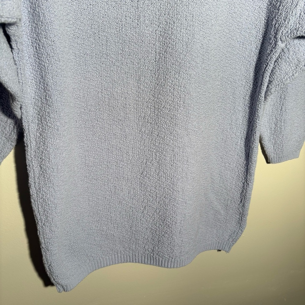Vintage Basic Editions Light Periwinkle Cotton Sw… - image 6